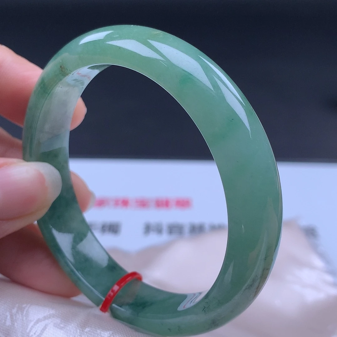 翡翠未镶嵌手镯手镯22055