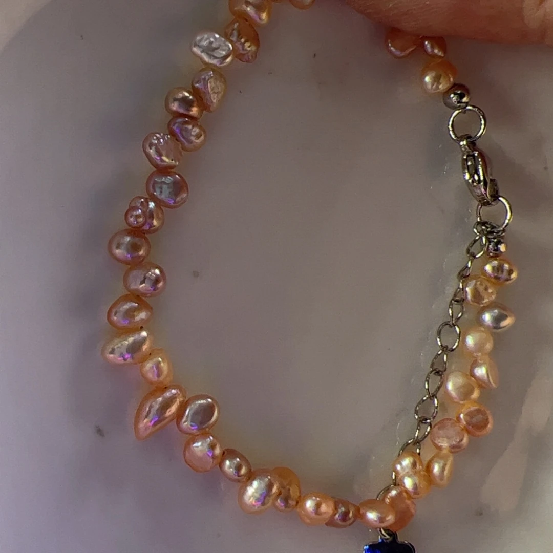 合金淡水珍珠手绳