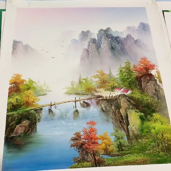 油画50*60手绘啊啊啊啊