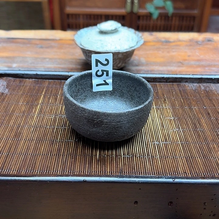 纯手工制作粗陶茶具