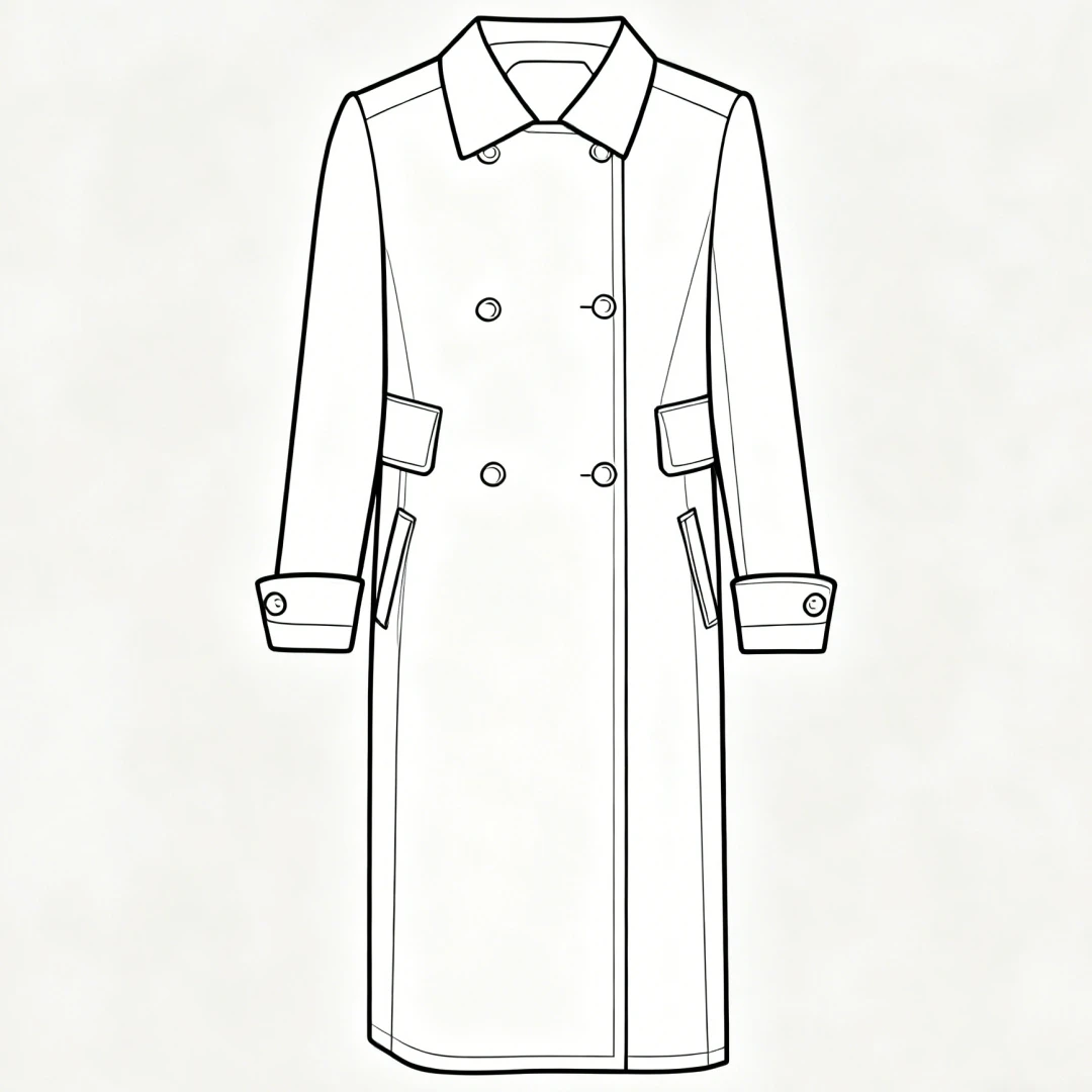 【MonTendre】秋冬新款 L 气质通勤绵羊毛混纺包暖气质双面毛呢大衣