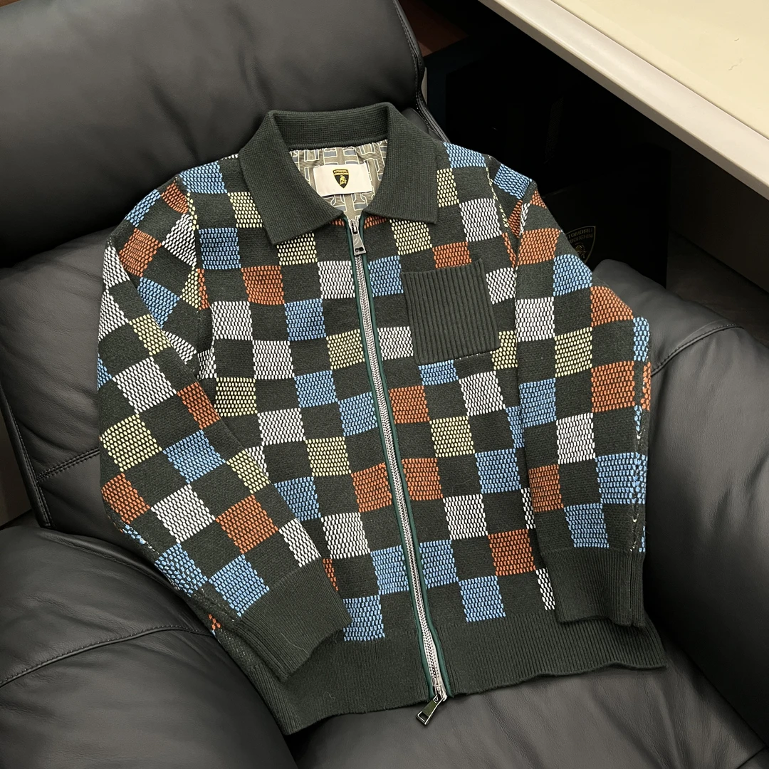 [兰博基尼]新款开衫毛衣外套M2503