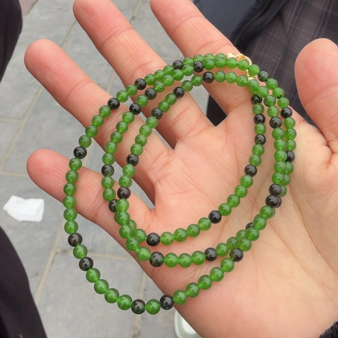 和田玉未镶嵌颈饰碧玉项链卡4门总多样性拍一发一