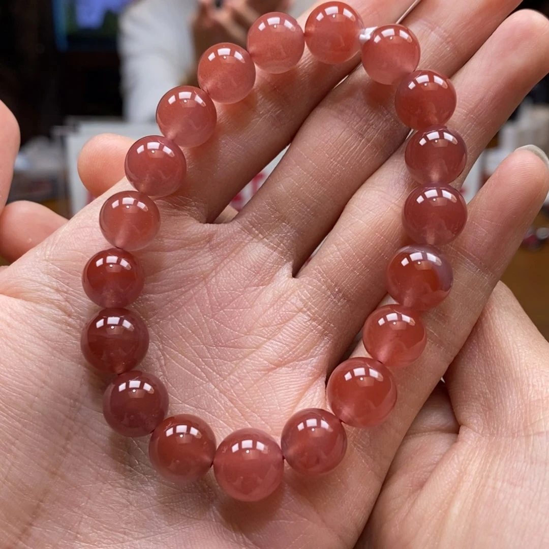 南红玛瑙串未镶嵌10➕冰粉