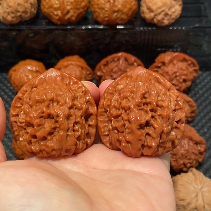 文玩核桃把件46.3尺寸官帽1878