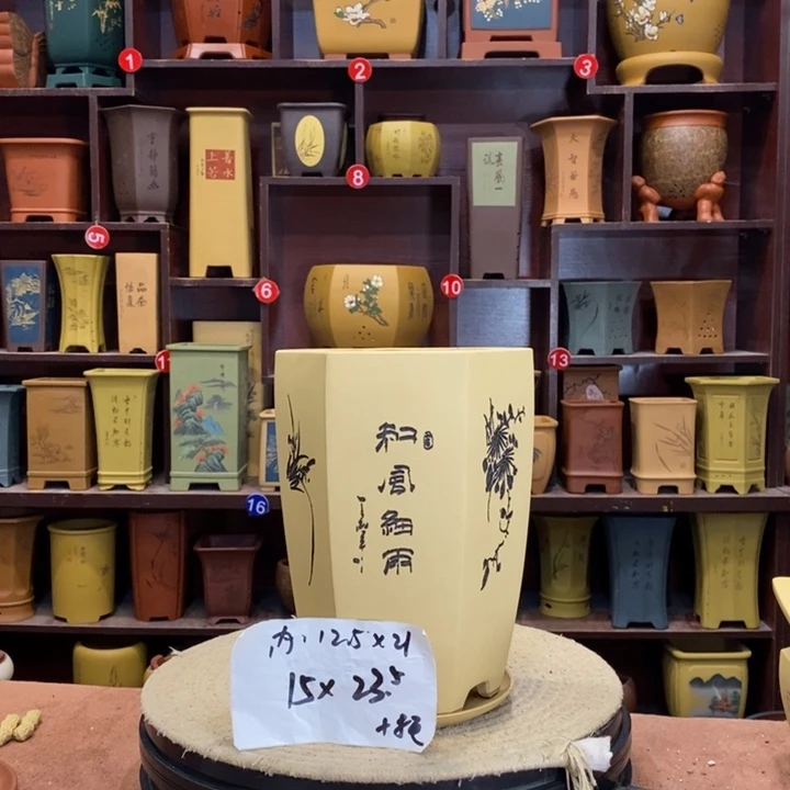 紫砂花盆紫砂花盆