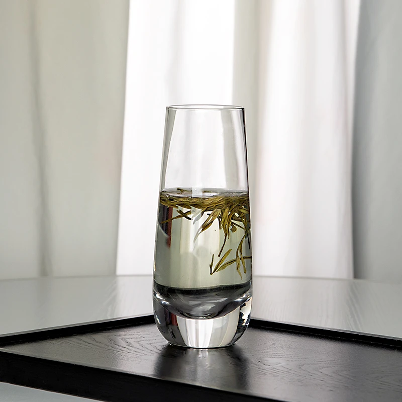 k9水晶杯大容量耐热透明绿茶杯喝水杯子泡绿茶杯