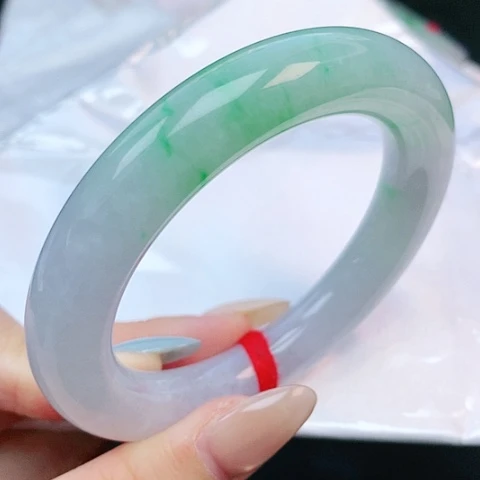 未镶嵌手镯翡翠56圆条882779