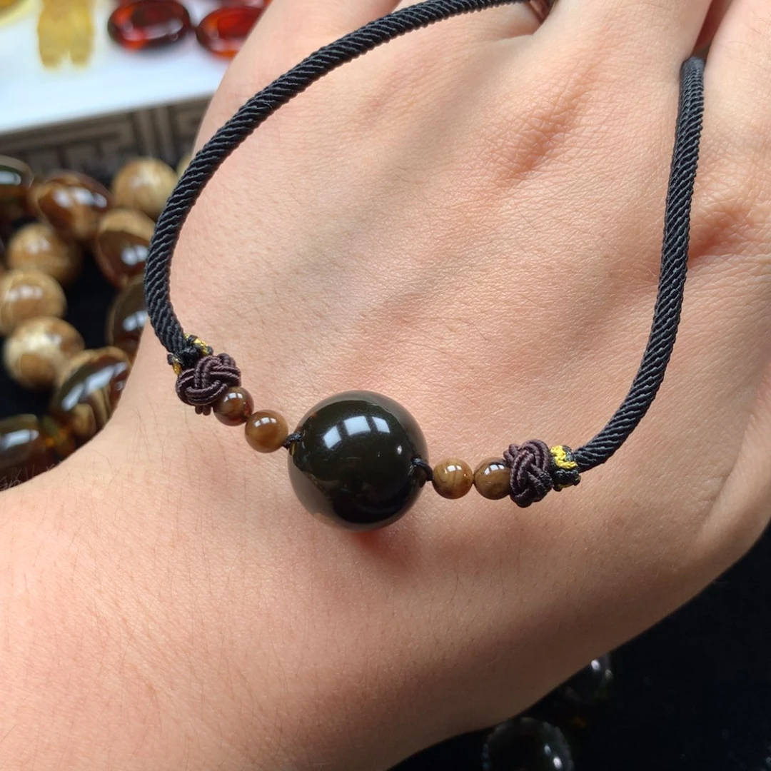 未镶嵌颈饰琥珀高***3锁骨链