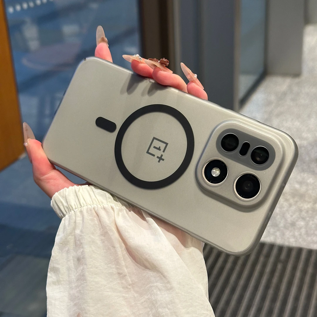 冰雾磁吸适用一加15手机壳磨砂肤感一加ace6超薄简约一加13保护壳