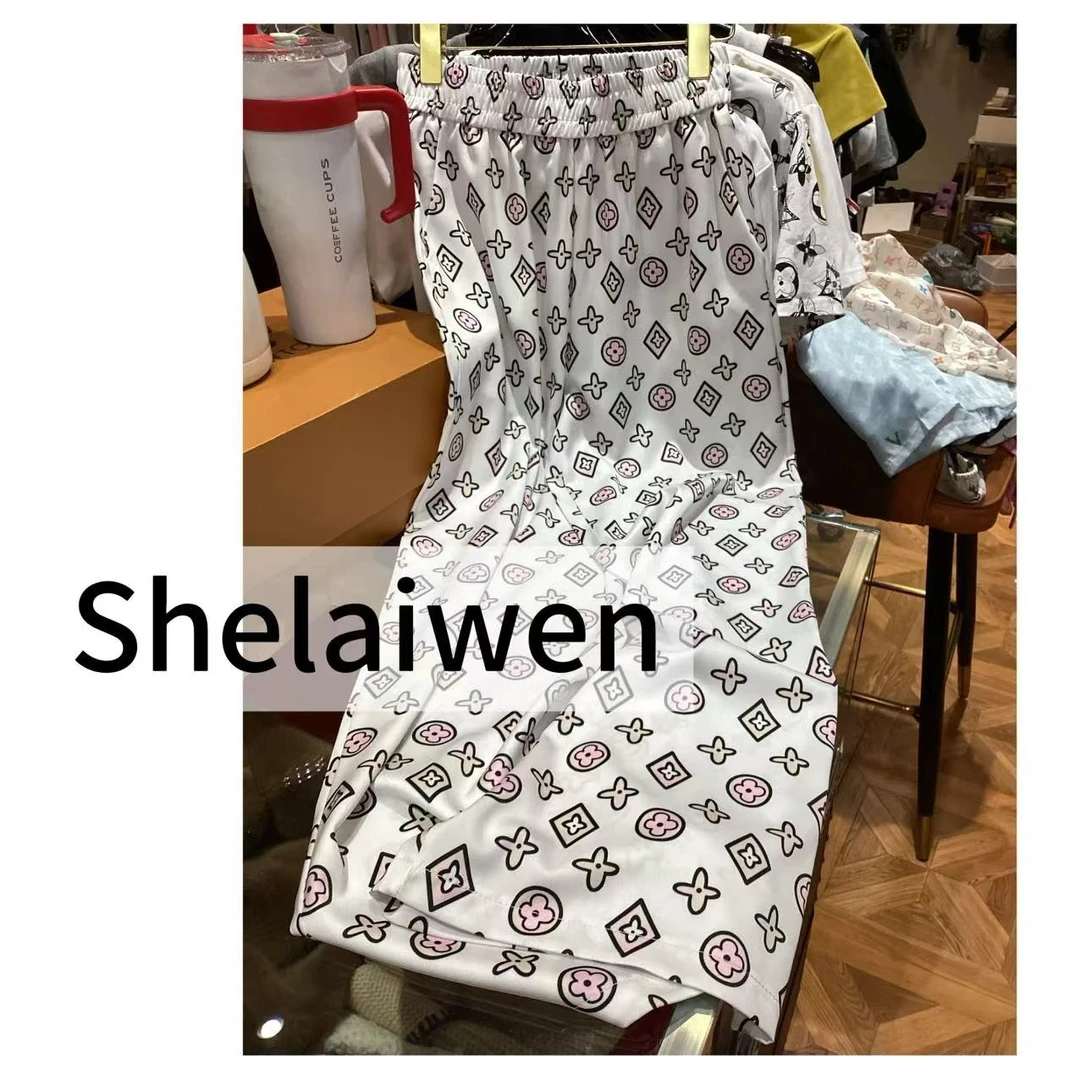 SheLaiwen【夏季分明】2025新款直筒阔腿休闲裤