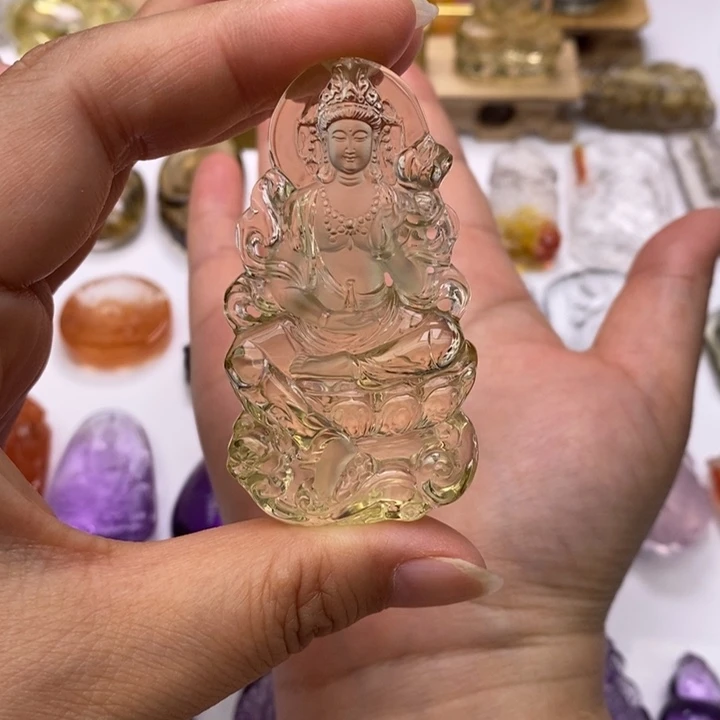 未镶嵌项链水晶抱**一定制