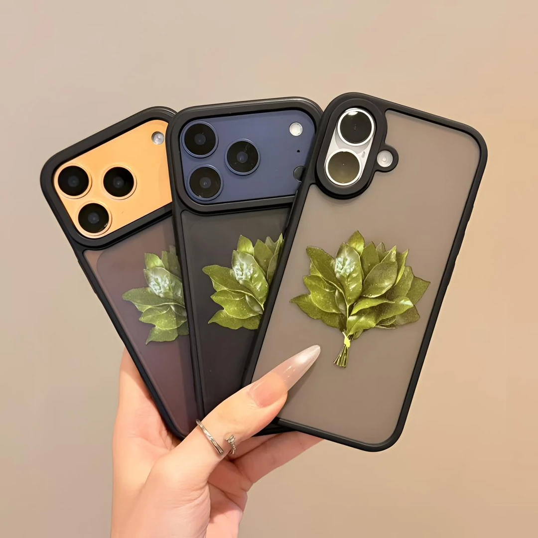 去晦气柚子叶适用iPhone17/15/14/13promax手机壳12/11防摔