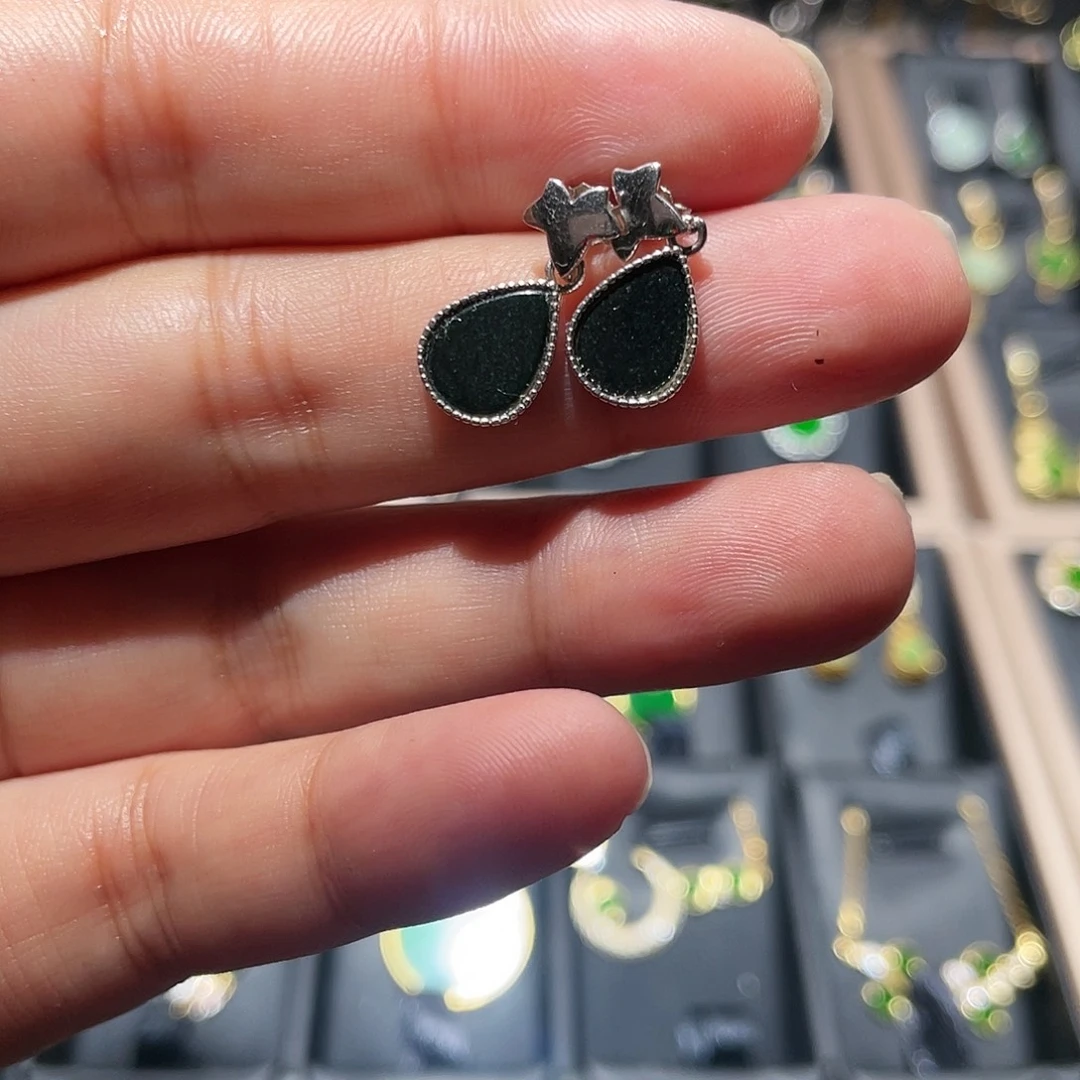 翡翠银S925镶嵌颈饰