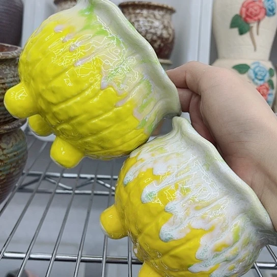 多肉绿植陶瓷花盆9.9包邮，有空