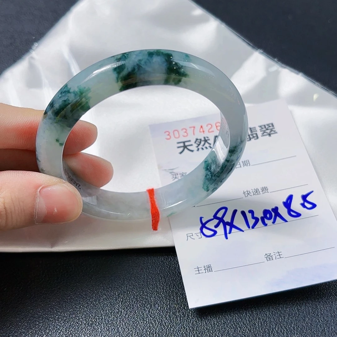 翡翠未镶嵌手镯翡翠手镯59