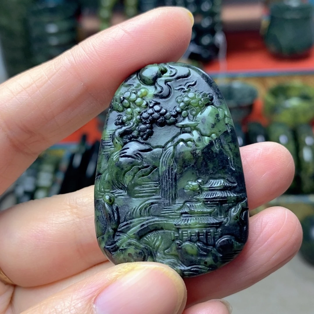 蛇纹石玉未镶嵌药王石