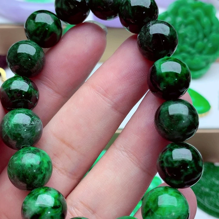 翡翠未镶嵌手链手串