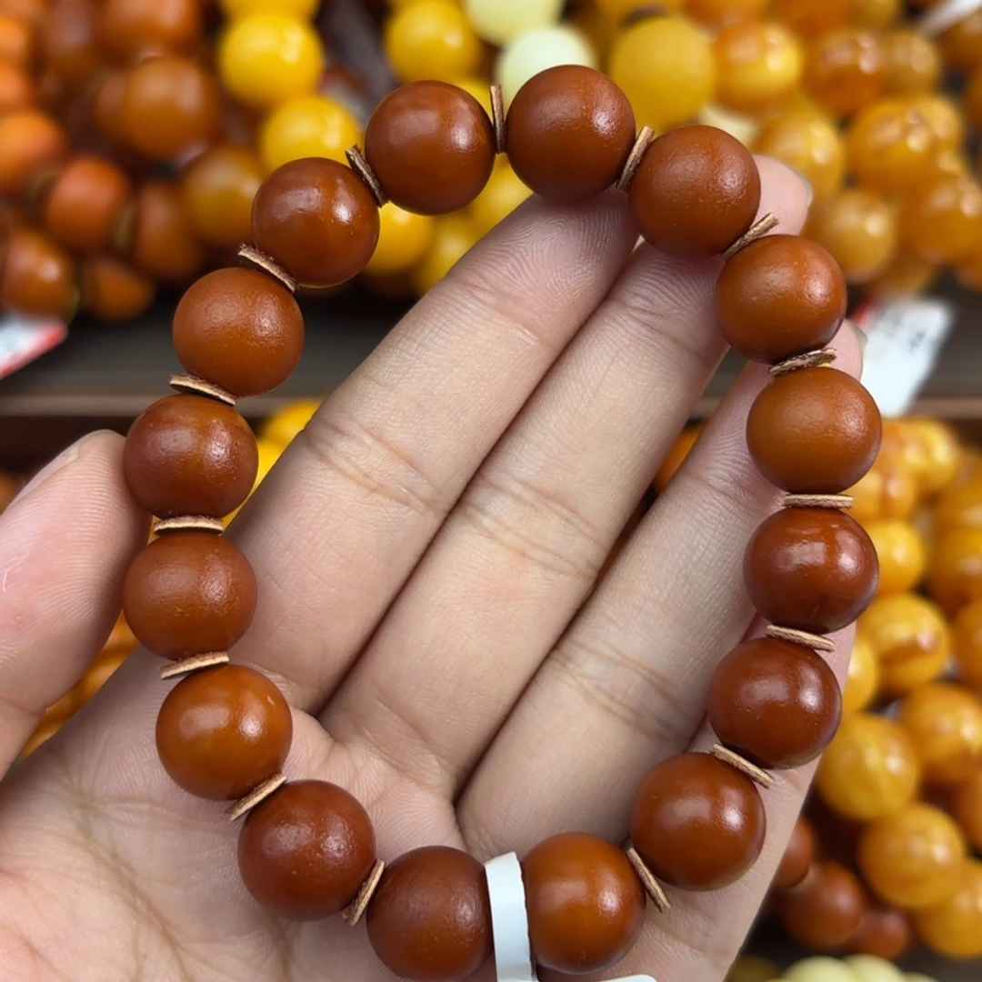 未镶嵌琥珀手链蜜蜡
