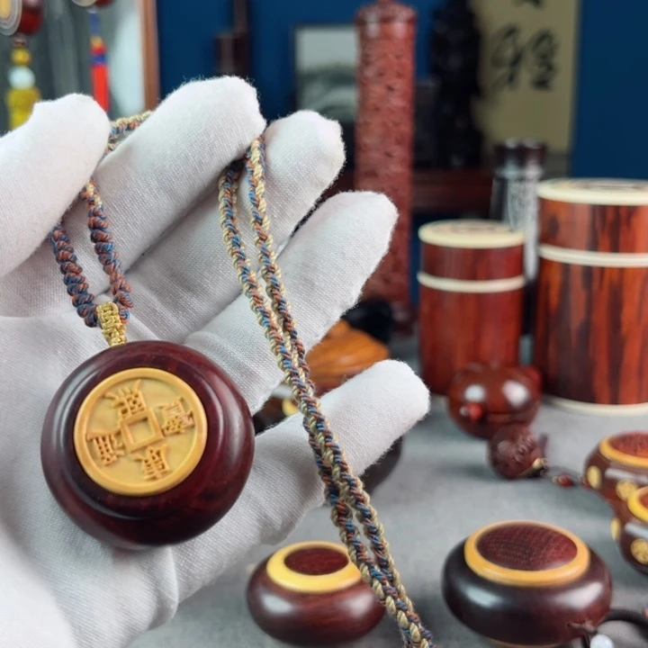 檀香紫檀（小叶紫檀）用****5財源广进香囊