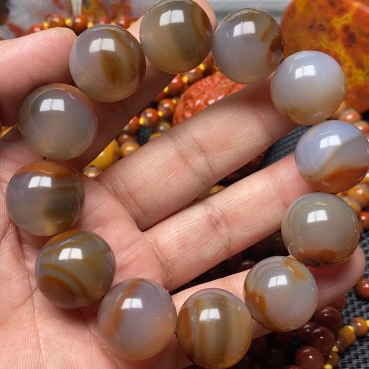 玛瑙/玉髓手串未镶嵌