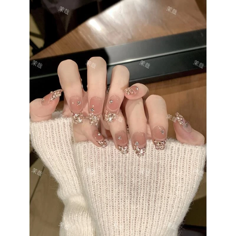 茉哉现货皮【小香世家】纯手工定制拆卸穿戴甲A4523