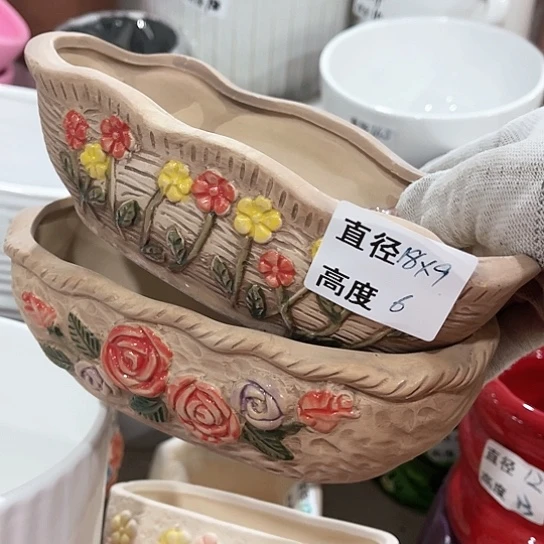 陶瓷外贸尾货多肉绿植陶瓷花盆