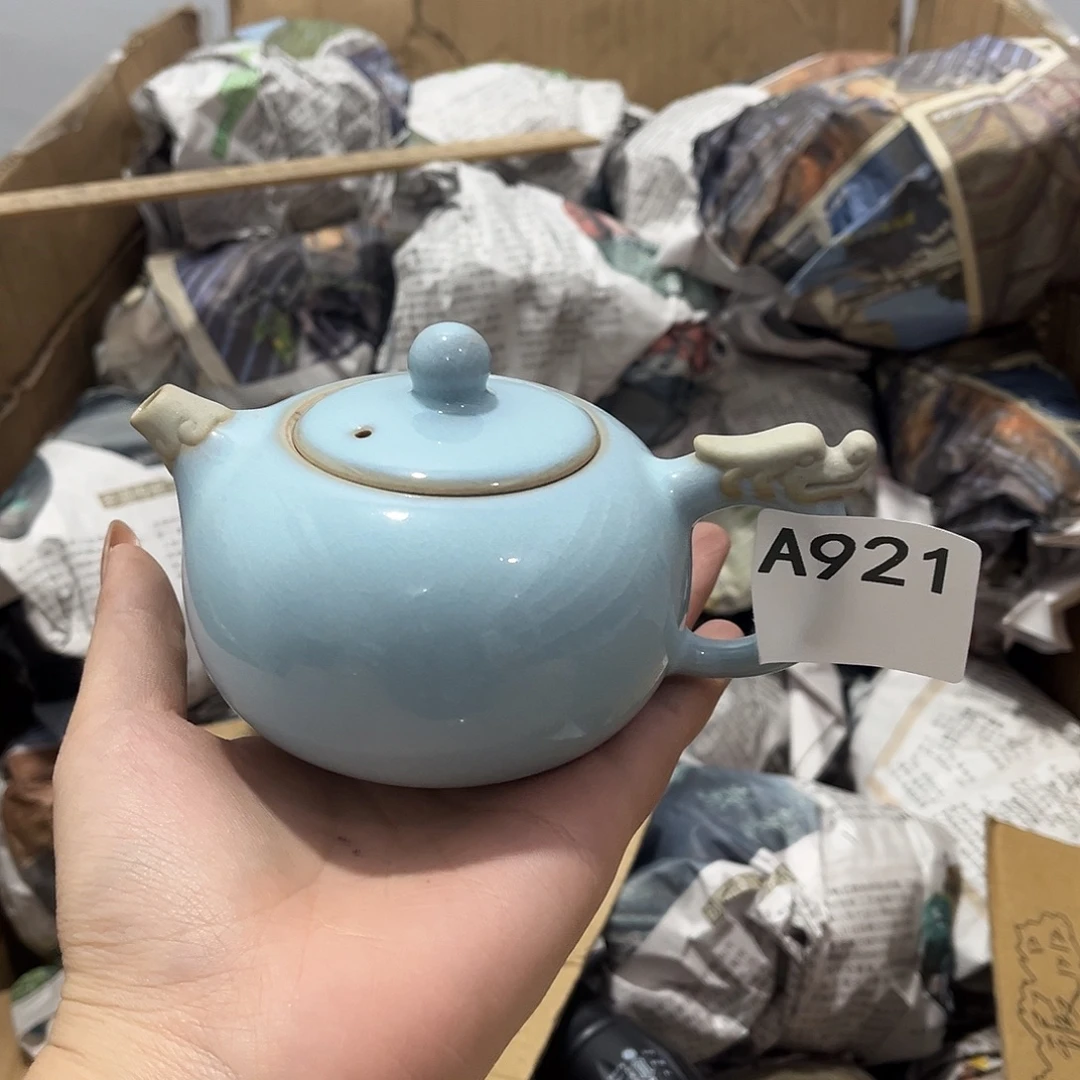 瓷片茶摆件工艺品摆件666