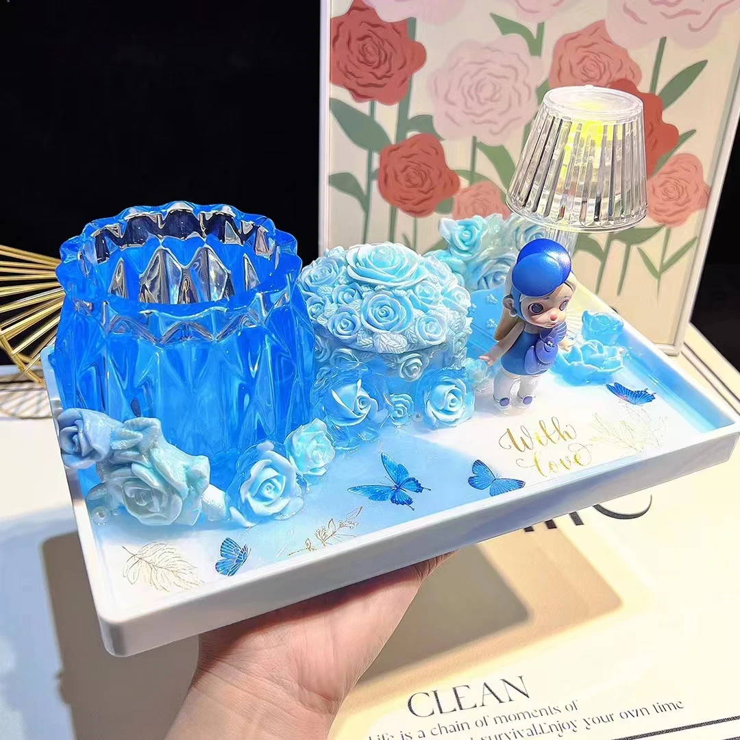 【Q】奶油皇后妮妮成品样板收纳盒烟灰缸托盘钥匙扣挂件