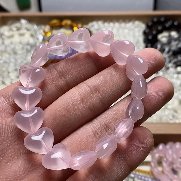 非金属卡12mm星光粉爱心