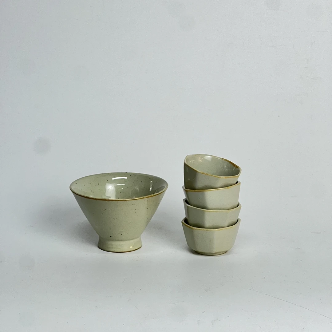 金口大杯+ 亮釉小杯