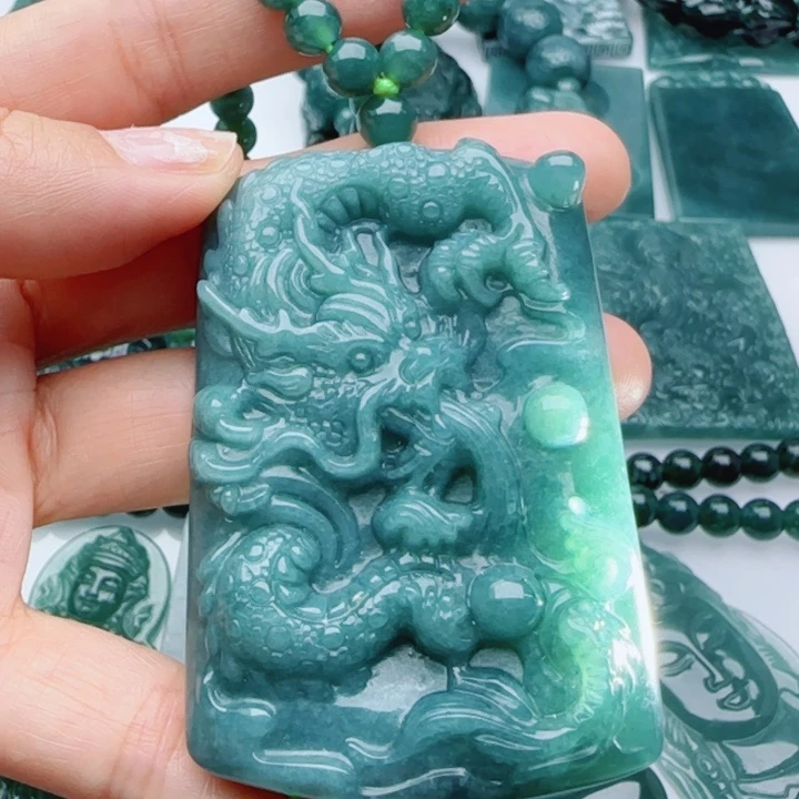 翡翠未镶嵌颈饰多样性发货天然A货翡翠