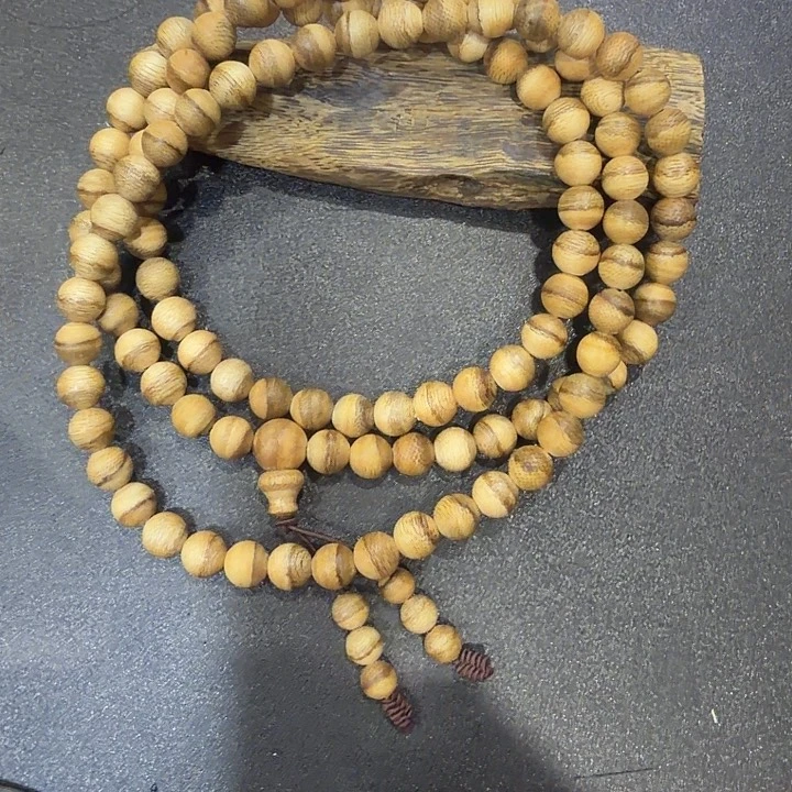 沉香碎屑沉香勾丝➕正区达拉干08圆珠多圈收藏级