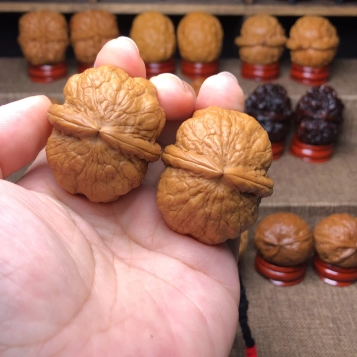 北***舍文玩核桃把件555香炉疙瘩包