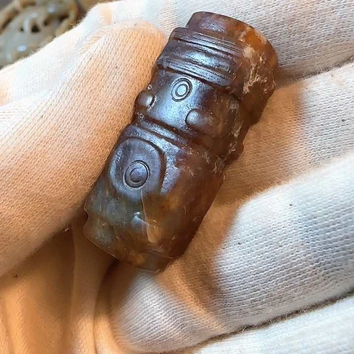 宋***钧透闪石质玉未镶嵌颈饰