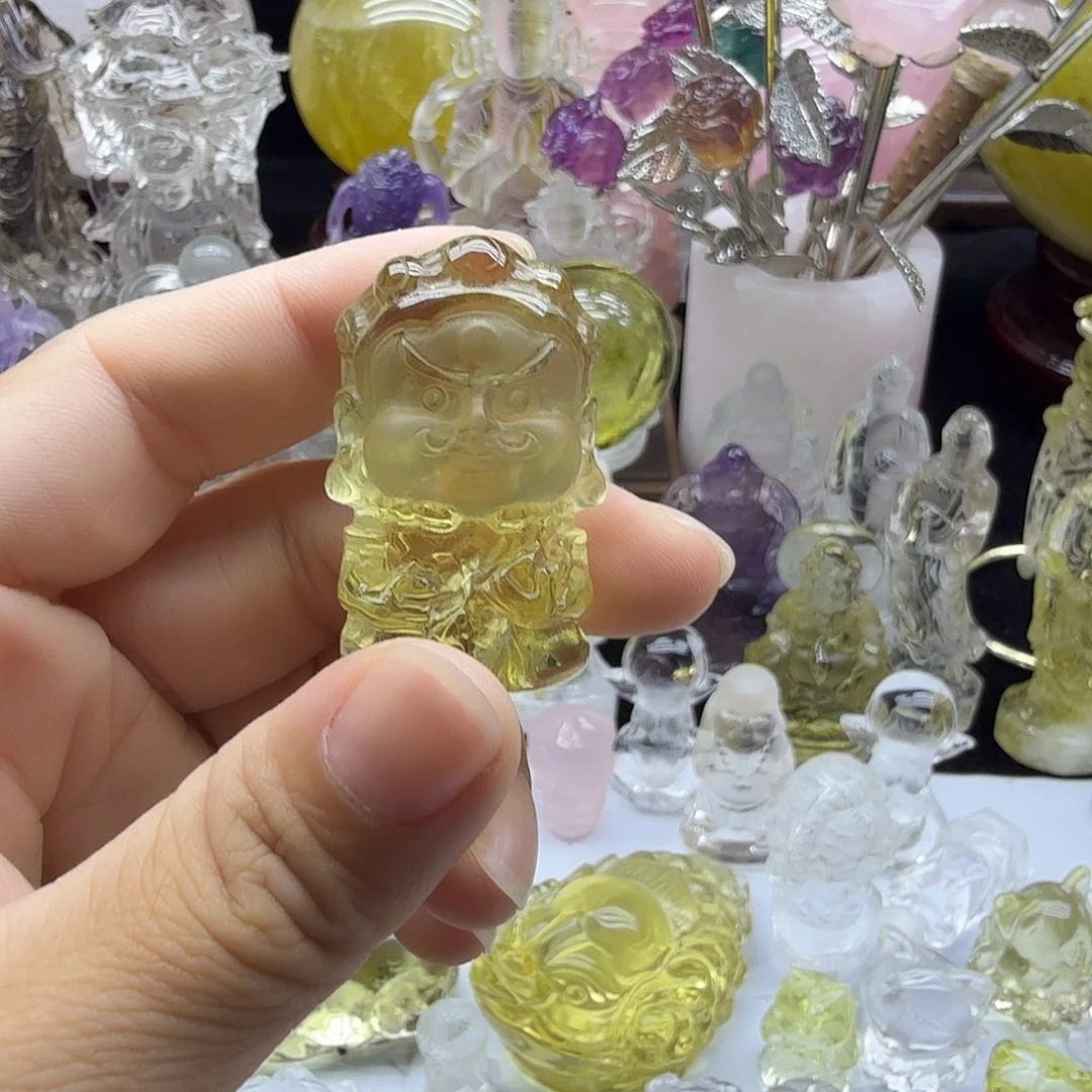 水晶珠宝半成品未镶嵌胖*嘟