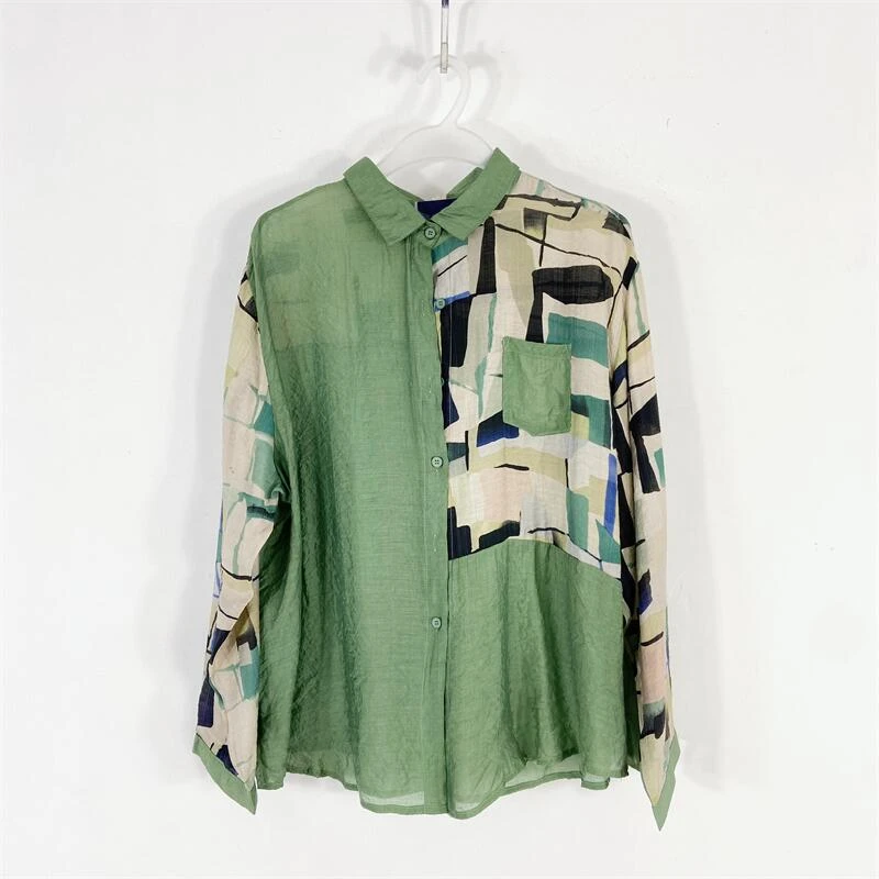 【77衣橱】KD0038精品女装上衣长袖衬衫【红人上新】