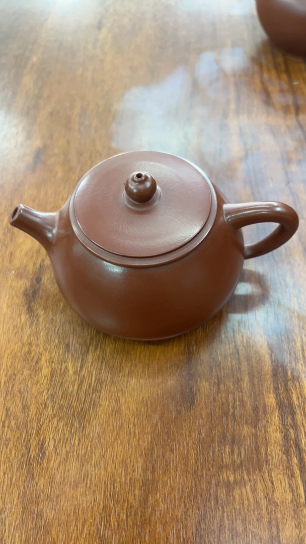 宜兴紫砂壶石瓢230cc茶具泡茶壶泡茶器具紫砂茶壶陶瓷圆壶