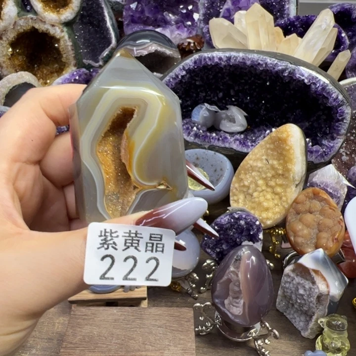 未镶嵌大型摆件（非配饰）紫晶222