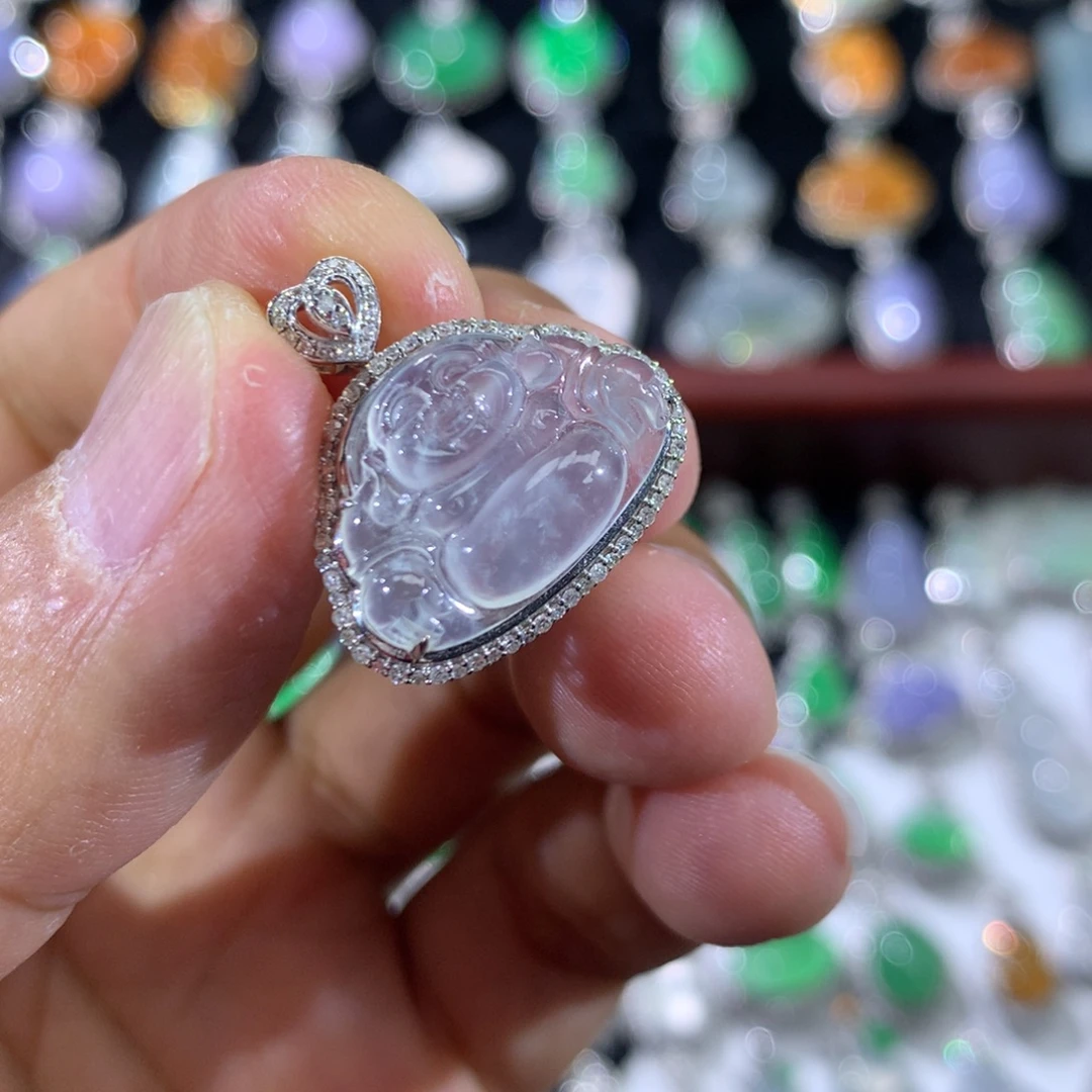 翡翠18K金镶嵌戒指