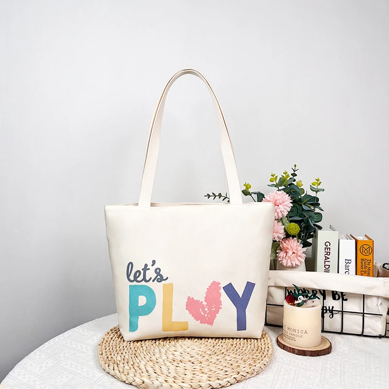 春夏PLay百搭专用网红孕妇女士单肩布布袋包包包包包女款帆布袋