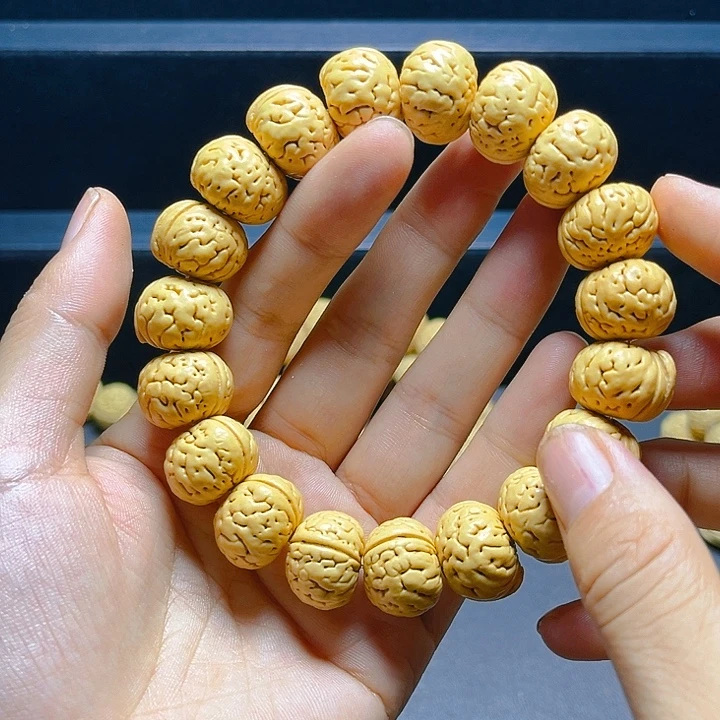 渤***船吊坠桃核桃核手串