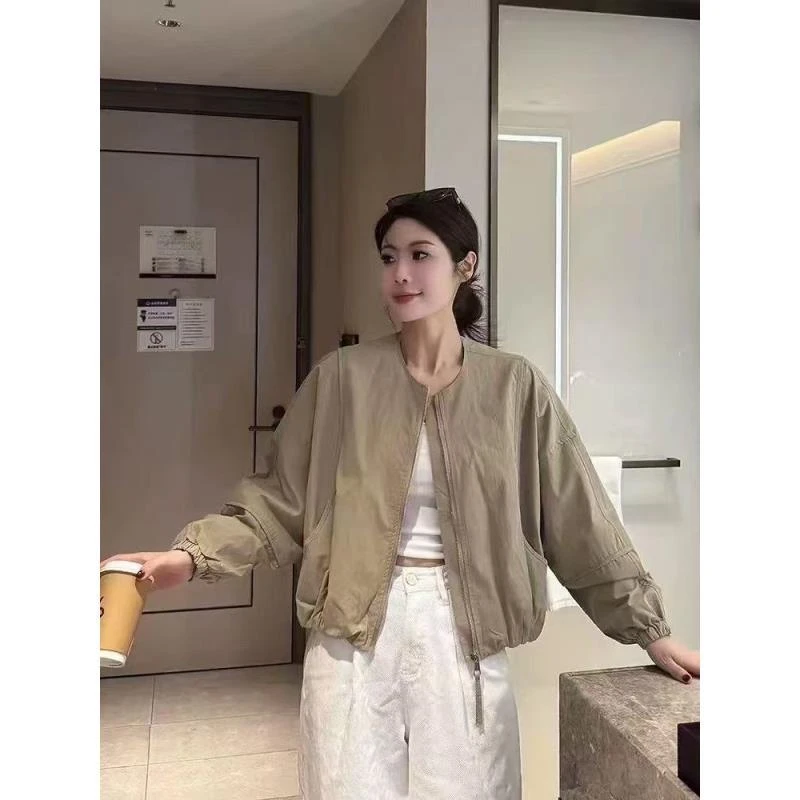 QY-韩系春秋气质新款外套休闲百搭时尚上衣YD-2518