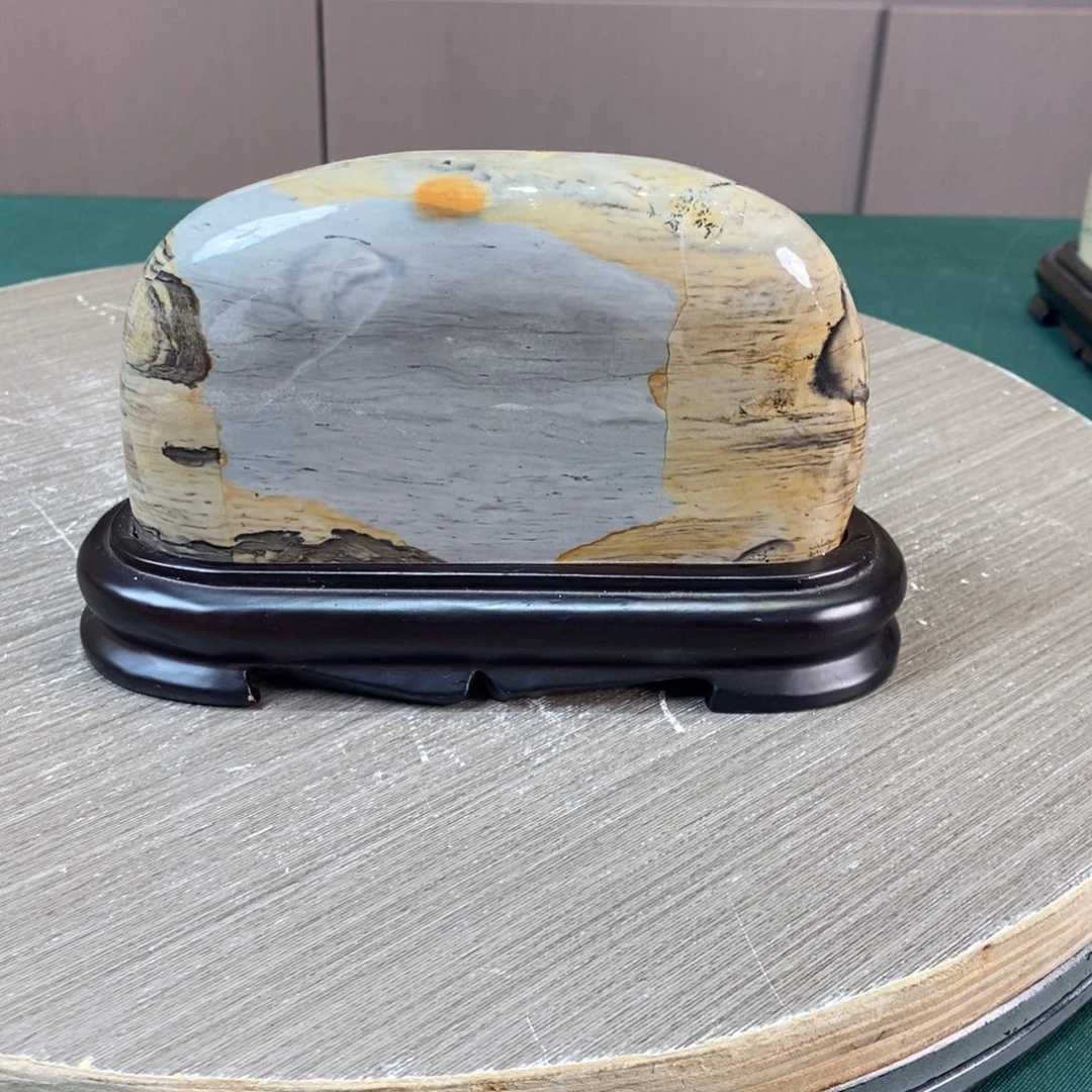 石材广西国画石草花石