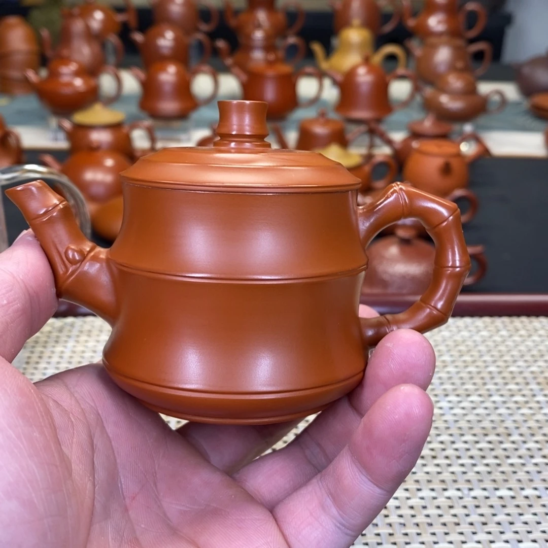 紫砂茶壶强*潮州手拉壶