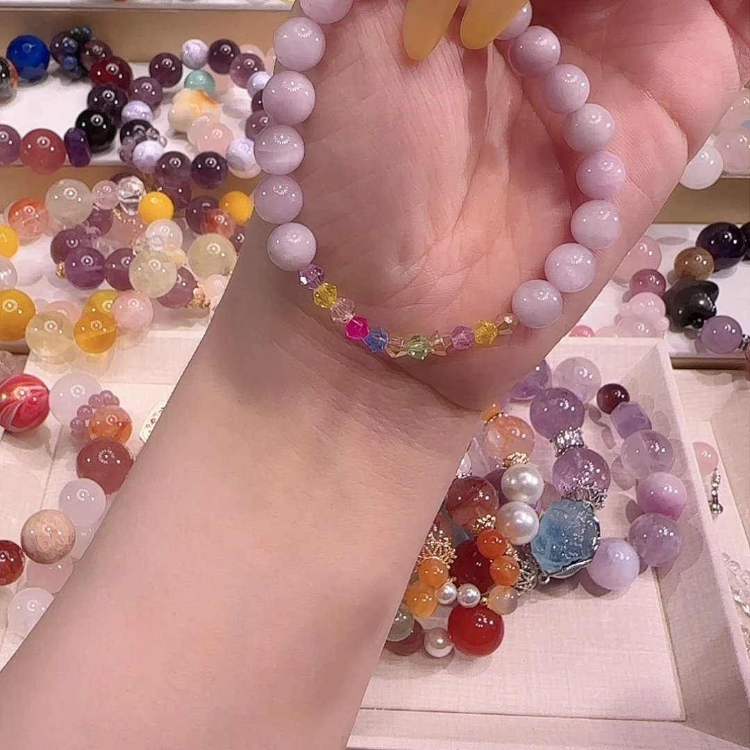 水晶手镯未镶嵌把