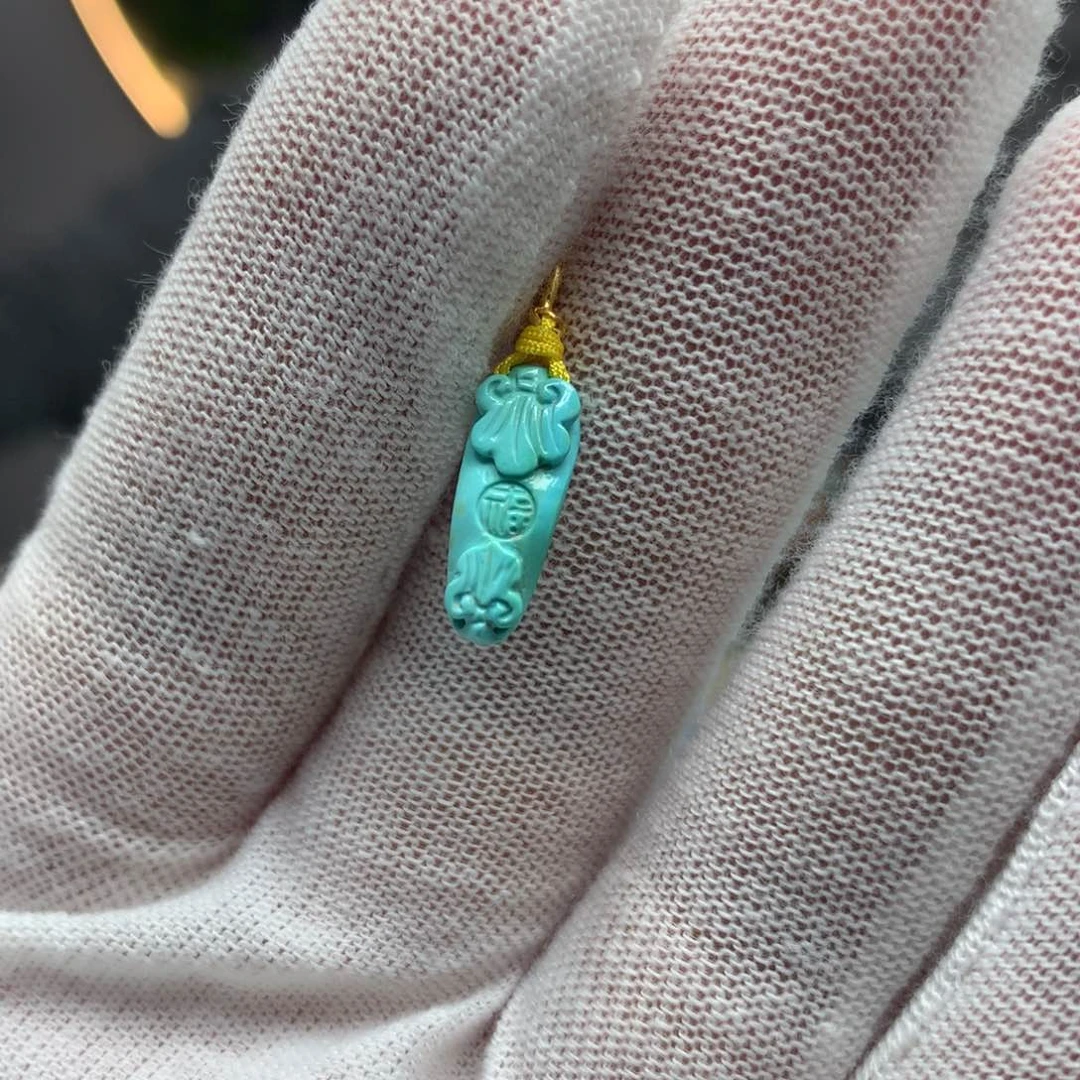 绿松石挂件未镶嵌