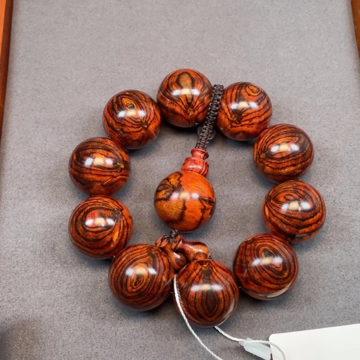 黄花梨/降香黄檀手串/手链用****8海南黄花梨蜘蛛精25