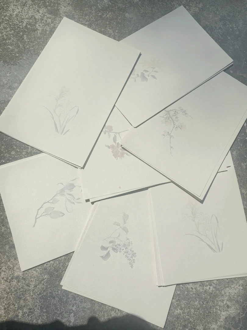 福利称斤，高档信笺艺宣阁古笺雅玩17×27厘米，约180张多款