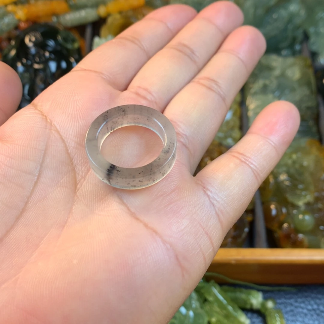 【闪购商品】蛇纹石玉未镶嵌戒指